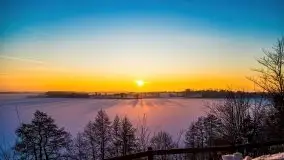 Zachód słońca nad jeziorem Święcajty, Cmentarz wojenny Jagerhohe - zdjęcie 18