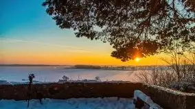 Zachód słońca nad jeziorem Święcajty, Cmentarz wojenny Jagerhohe - zdjęcie 11