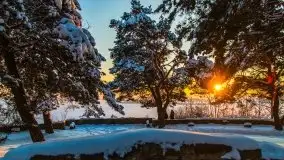 Zachód słońca nad jeziorem Święcajty, Cmentarz wojenny Jagerhohe - zdjęcie 17