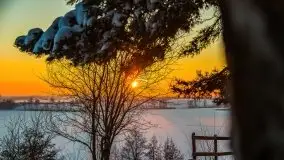 Zachód słońca nad jeziorem Święcajty, Cmentarz wojenny Jagerhohe - zdjęcie 24