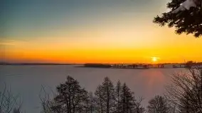 Zachód słońca nad jeziorem Święcajty, Cmentarz wojenny Jagerhohe - zdjęcie 28