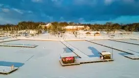 Port w Sztynorcie w zimowej scenerii, styczeń 2021 r. - zdjęcie 14