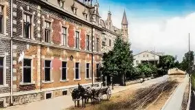 Przedwojenne pokolorowane zdjęcia Mrągowa (Sensburg) - zdjęcie 41