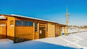 Zima w porcie AZS, jezioro Niegocin, 2021 r. - zdjęcie 8