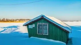 Zima w porcie AZS, jezioro Niegocin, 2021 r. - zdjęcie 43