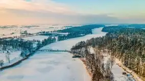 Zimowe Wydminy przed zachodem słońca, styczeń 2021 r. - zdjęcie 15