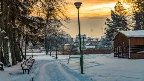 Zimowe Wydminy przed zachodem słońca, styczeń 2021 r. - zdjęcie 46