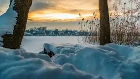 Zimowe Wydminy przed zachodem słońca, styczeń 2021 r. - zdjęcie 66