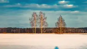 Zachód słońca w okolicach zimowych Kruklanek - zdjęcie 76