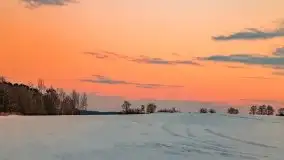 Zachód słońca w okolicach zimowych Kruklanek - zdjęcie 85