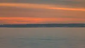 Zachód słońca w Giżycku nad jeziorem Niegocin 02.2021 - zdjęcie 40