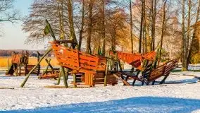 Port Ognisty Ptak w zimowej scenerii, 01.2021 r. - zdjęcie 7