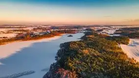 Zachód słońca w okolicach Starych Juch, 02.2021 - zdjęcie 10