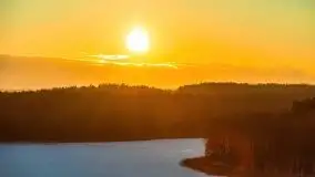 Zachód słońca w okolicach Starych Juch, 02.2021 - zdjęcie 33