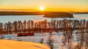 Zachód słońca w okolicach Starych Juch, 02.2021 - zdjęcie 40