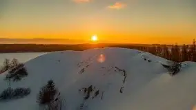 Zachód słońca w okolicach Starych Juch, 02.2021 - zdjęcie 55