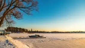 Zimowe Mikołajki skąpane w zachodzącym słońcu, 02.2021 - zdjęcie 4