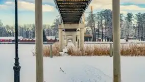 Wschód słońca w Giżycku w zimowej oprawie, 02.2021 - zdjęcie 44