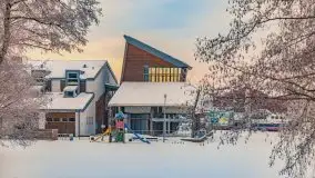 Wschód słońca w Giżycku w zimowej oprawie, 02.2021 - zdjęcie 33