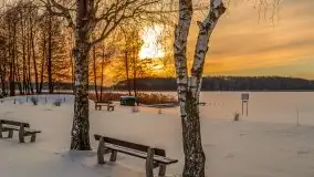 Zachód słońca Pierkunowo i okolice, luty 2021 - zdjęcie 23