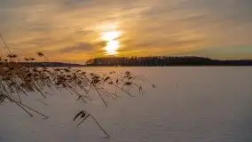 Zachód słońca Pierkunowo i okolice, luty 2021 - zdjęcie 36