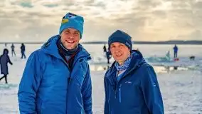 Fotorelacja z rzeźbienia w lodzie w Giżycku - zdjęcie 25