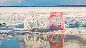 Fotorelacja z rzeźbienia w lodzie w Giżycku - zdjęcie 50