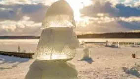 Fotorelacja z rzeźbienia w lodzie w Giżycku - zdjęcie 57