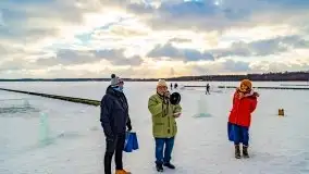 Fotorelacja z rzeźbienia w lodzie w Giżycku - zdjęcie 61