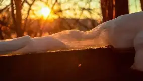 Zachód słońca nad jeziorem Siercze, luty 2021  - zdjęcie 20