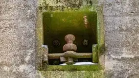 Śluza w Leśniewie Górnym w zimowej szacie, luty 2021 - zdjęcie 42