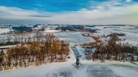 Zachód słońca nad jeziorem Niegocin, luty 2021 - zdjęcie 26