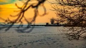 Zachód słońca nad jeziorem Niegocin, luty 2021 - zdjęcie 24