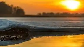 Zachód słońca nad jeziorem Niegocin, luty 2021 - zdjęcie 55