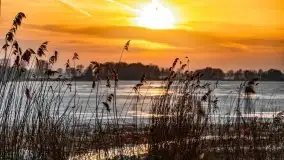 Zachód słońca nad jeziorem Kruklin, luty 2021 - zdjęcie 39