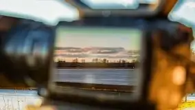 Zimowy wieczór i zachód słońca w Rynie, luty 2021 - zdjęcie 53