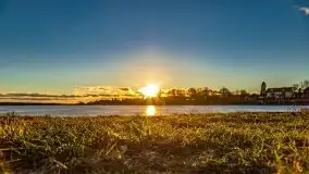 Zimowy wieczór i zachód słońca w Rynie, luty 2021 - zdjęcie 41