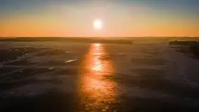 Marcowy zachód słońca nad jeziorem Dejguny - zdjęcie 46