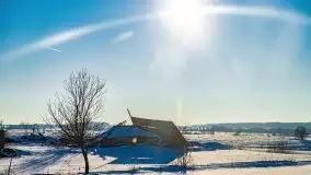 Zimowa sceneria okolic Kętrzyna, luty 2021 - zdjęcie 22