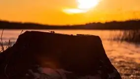 Marcowy zachód słońca nad jeziorem Kisajno - zdjęcie 30