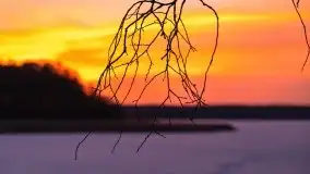 Marcowy zachód słońca nad jeziorem Kisajno - zdjęcie 23