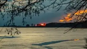 Jeszcze więcej magii Mazur - zachód nad jeziorem Święcajty - zdjęcie 84