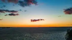 Efekt halo - zachód słońca nad jeziorem Dargin - zdjęcie 38