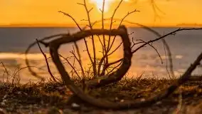 Efekt halo - zachód słońca nad jeziorem Dargin - zdjęcie 30