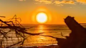 Efekt halo - zachód słońca nad jeziorem Dargin - zdjęcie 12