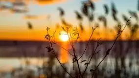 Efekt halo - zachód słońca nad jeziorem Dargin - zdjęcie 76