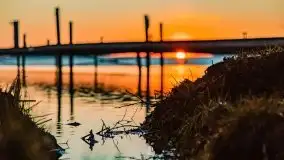 Efekt halo - zachód słońca nad jeziorem Dargin - zdjęcie 54