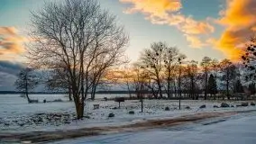 Ostatni zimowy zachód słońca, jezioro Niegocin 03.2021 - zdjęcie 6