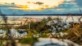 Ostatni zimowy zachód słońca, jezioro Niegocin 03.2021 - zdjęcie 4