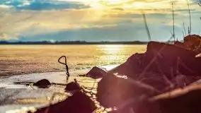 Przedwiosenny zachód słońca w porcie Kal, jezioro Mamry - zdjęcie 30